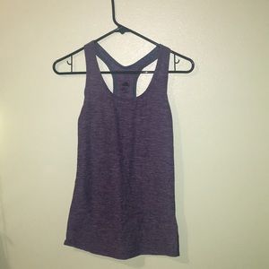 Purple north face tank